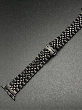 Apple Style Replacement Jubilee Steel Bracelet (Black)